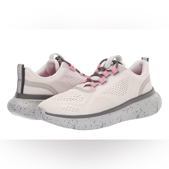 COLE HAAN Womens Zerogrand Journey Runner‎ Sneaker Shoe 5 Grey Hot Pink White - Picture 1 of 13